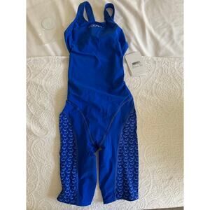 Dolfin Women's FirstStrike Tech Suit Knee Competition Swimsuit  Fina Size 30